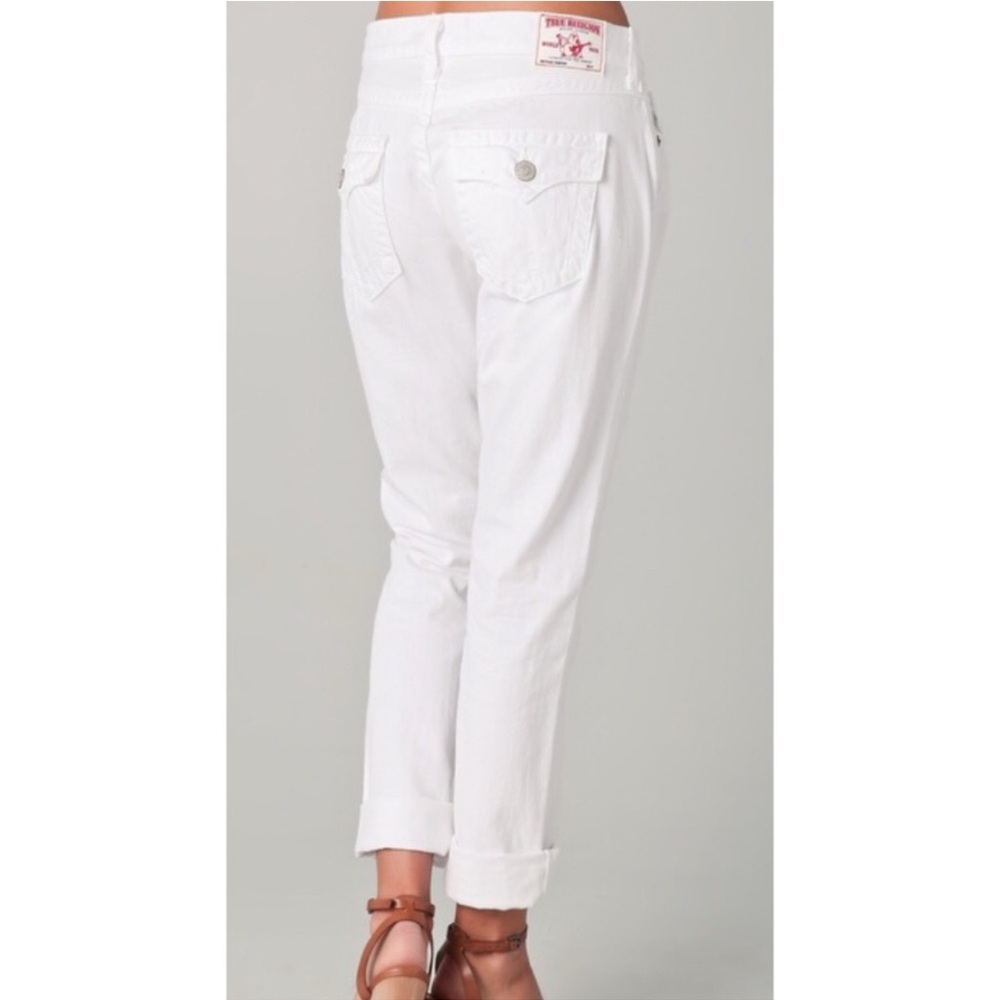 True Religion Women's White Jeans